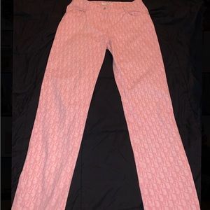 Pink Christian Dior pants
